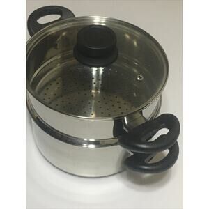 Oyster Premium Heavy Duty Stainless Steel Steamer Pot Set Includes 3 Qt